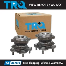 TRQ Rear Wheel Hub Bearings Set For 2003-2007 INFINITI G35 2003-2009 Nissan 350Z