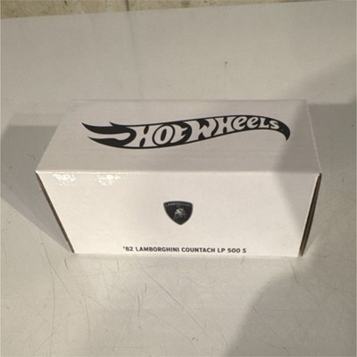 Hot Wheels '82 Lamborghini Countach LP 500 S Diecast Car 2022 Collectors Edition