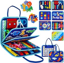 Toddler Busy Board Montessori Toys for Boys, Sensory Board Educational Activi...