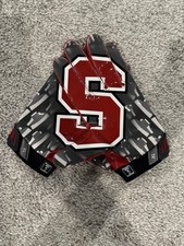 Nike Stanford Cardinal Team Issue Football Gloves Size XL Game Used Worn