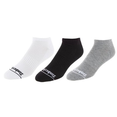 Timberland Herren Performance No Show Voll Gepolsterte Socken (3er Pack)