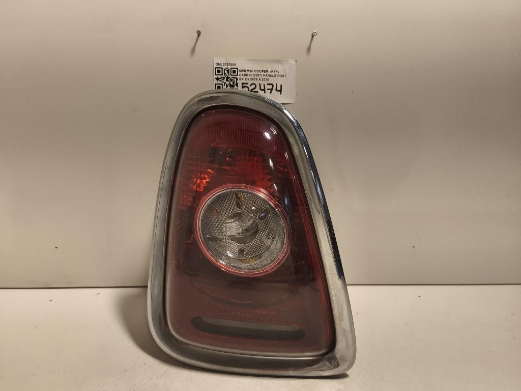 STOP FANALE POSTERIORE SINISTRO PER MINI Cabrio 2° Serie 2757009 N14B16A (08>1