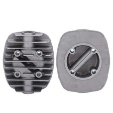 Cylinder Head Compressor Head 125 X 105 X 35mm Pneumatic Threaded Metal
