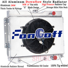 4 Row Radiator Shroud Fan For 1959-1965 Chevy Impala Chevelle Bel Air El Camino- 4 Row Radiator Shroud Fan For 1959-1965 Chevy Impala Chevelle Bel Air El Camino-