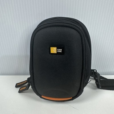 Case Logic Small Black Zip-Up Camera Case Soft  Case ~ 3 Pocket Organization