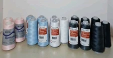 Toldi-Lock Gütermann Overlocking Thread Lot 17 Spools 2734 yds each Serger NEW
