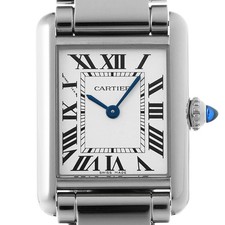 CARTIER Tank Mast Sm WSTA0051 Silver Ladies Used Watch #31017 6