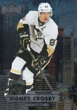 13/14 Fleer Showcase Sidney Crosby Metal Universe MU-35