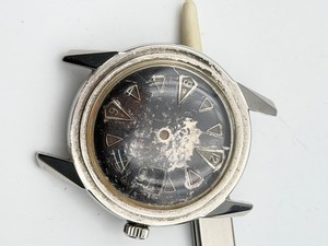 Montre De Plongée Selhor Compressor - Boîtier Chromé, Mouvement Lorsa P75 - Occasion Rare
