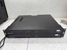 Lot Of 2 Crestron AMP-2210T 2x210W Commercial Power Amplifier W/RACK EARS