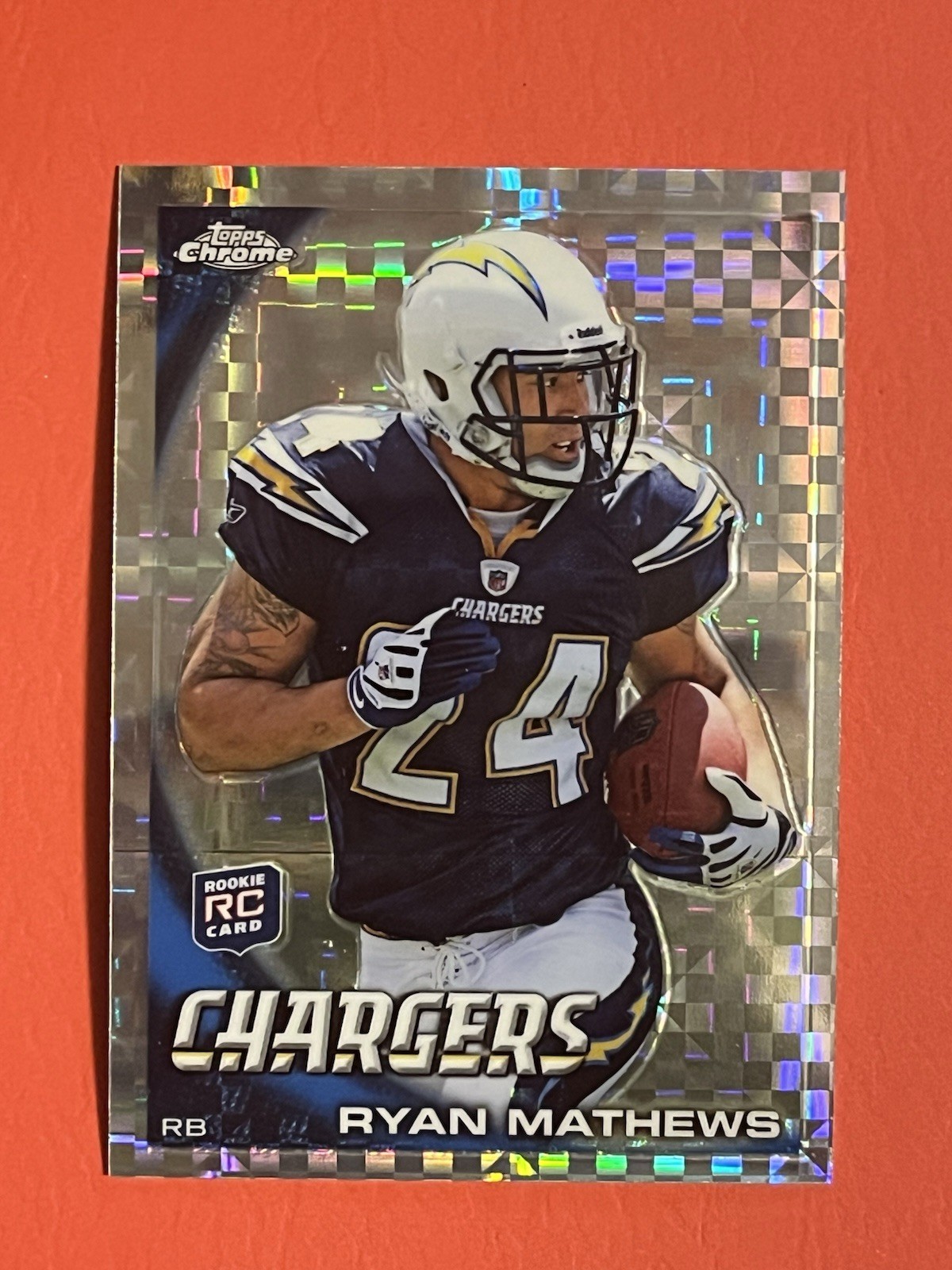 Ryan Mathews Topps Chrome #C140 X-Fractor