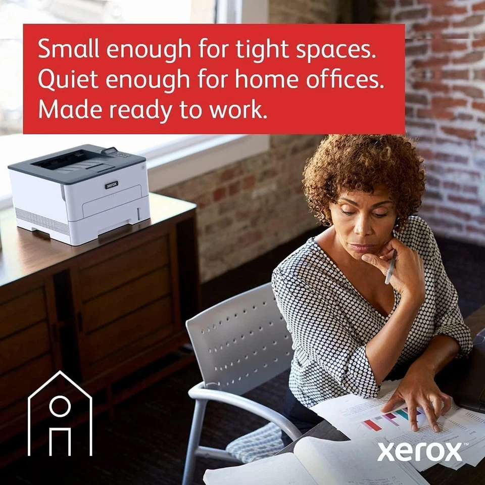 Xerox B230 A4 Mono Laser Printer NO TONER - Image 4 of 4