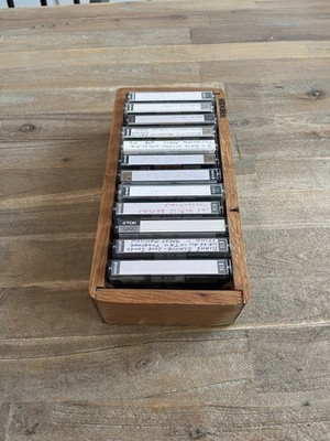 Vintage Maxwell Audio Cassette Tape Case Holds 12 Tapes Included XL-II-S 90 100