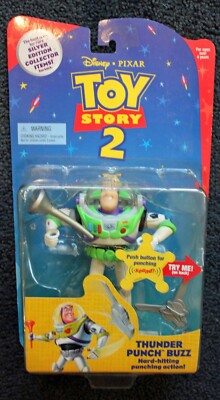 Toy Story 2 Mattel SILVER ED. 1 IN 200 THUNDER PUNCH BUZZ