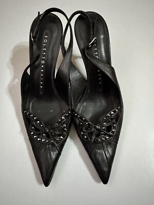 POLETTO Elegante Damen Schuhe Perlen Pumps Gr.35 Top