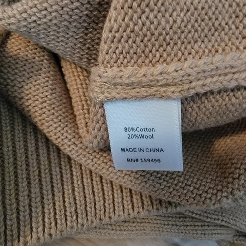 Anthropologie Billie the Label Harlow Sweater X Small Cappucino NWT T37 - Picture 5 of 5