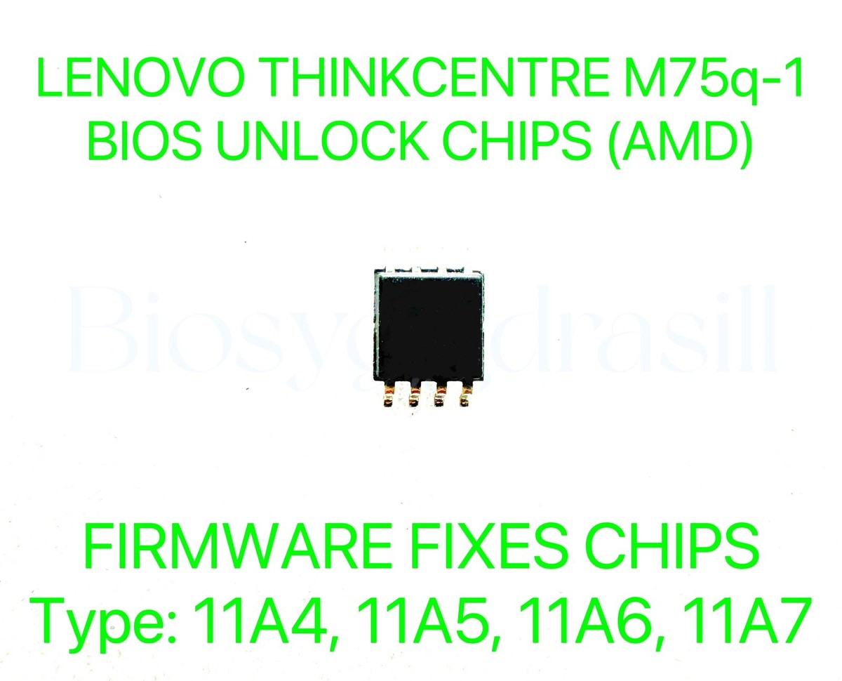 LENOVO THINKCENTRE M75q-1, NO PASSWORD BIOS CHIP (Type: 11A4