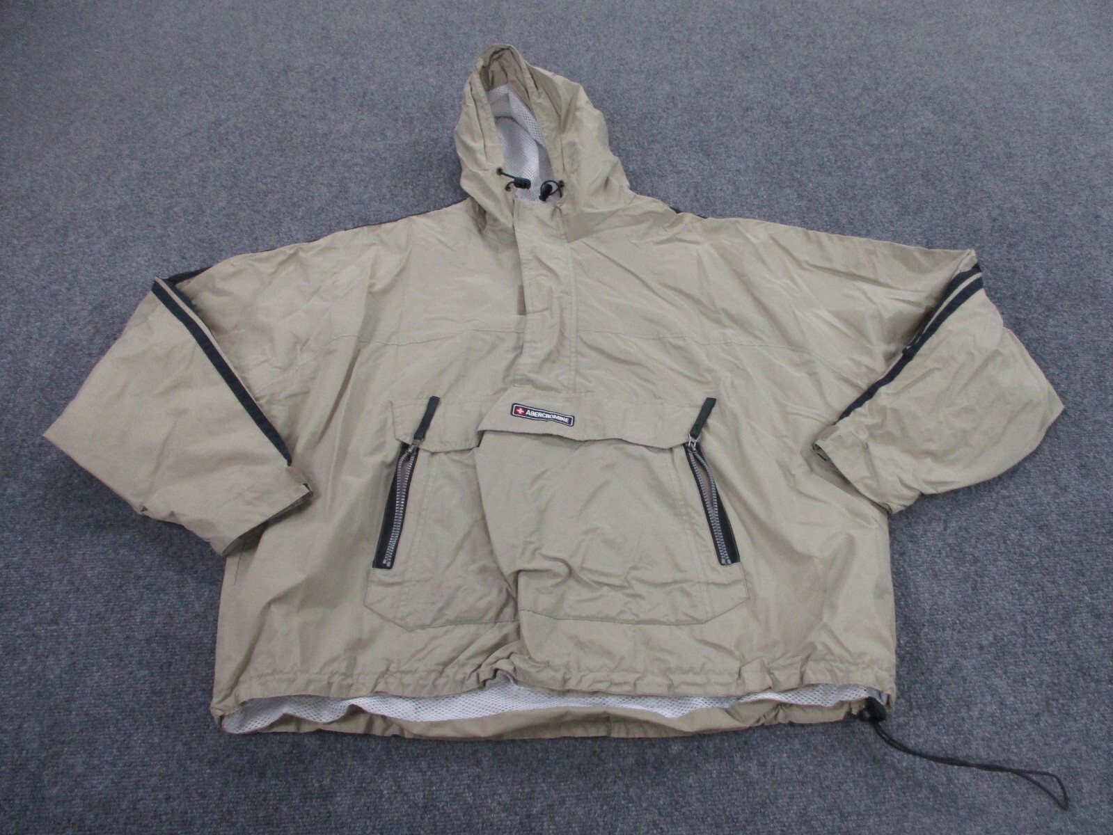 Vintage Abercrombie Fitch Jacket Adult XL Lined Outdoors Windbreaker Y2K Mens