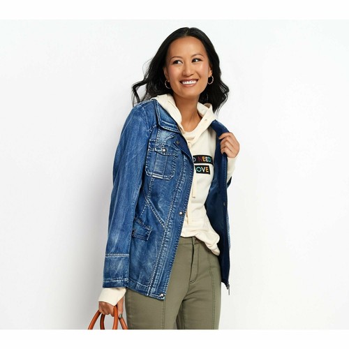 Sam Edelman Denim Jacket with Snap 
