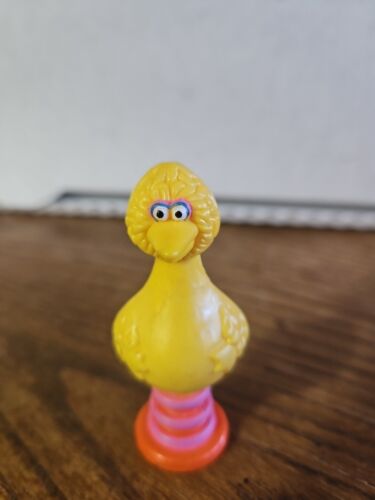 Sesamstraße großer Vogel 3" groß PVC Figur Spielzeug Figur Muppets Inc Vintage - Bild 3 von 8