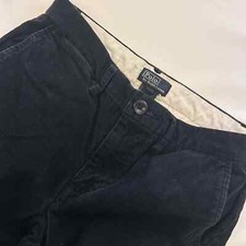 Polo Ralph Lauren Kid Blue Corduroy Cotton Flat Front Pants 12y