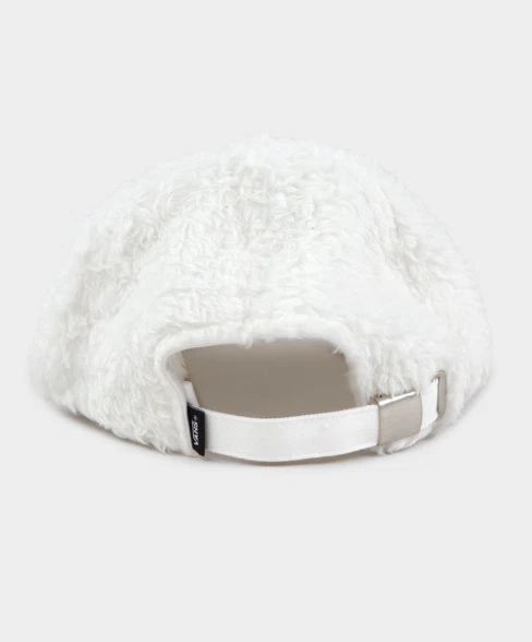 NWT VANS Off The Wall DELIN CURVED HAT 6-Panel Faux Fur MARSHMALLOW Unisex OS - Image 3 of 4
