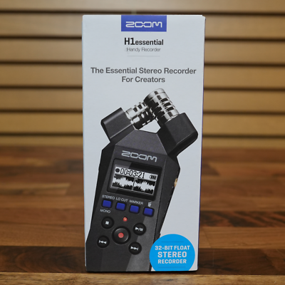 ZOOM H1essential Handy Stereo Recorder Black 32bit Float | eBay