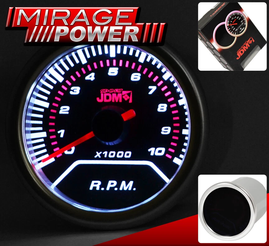 52mm Carbon Fiber Holder Cup Pod Tachometer Rpm Voltage Gauge Autometer Foto 2 de 4