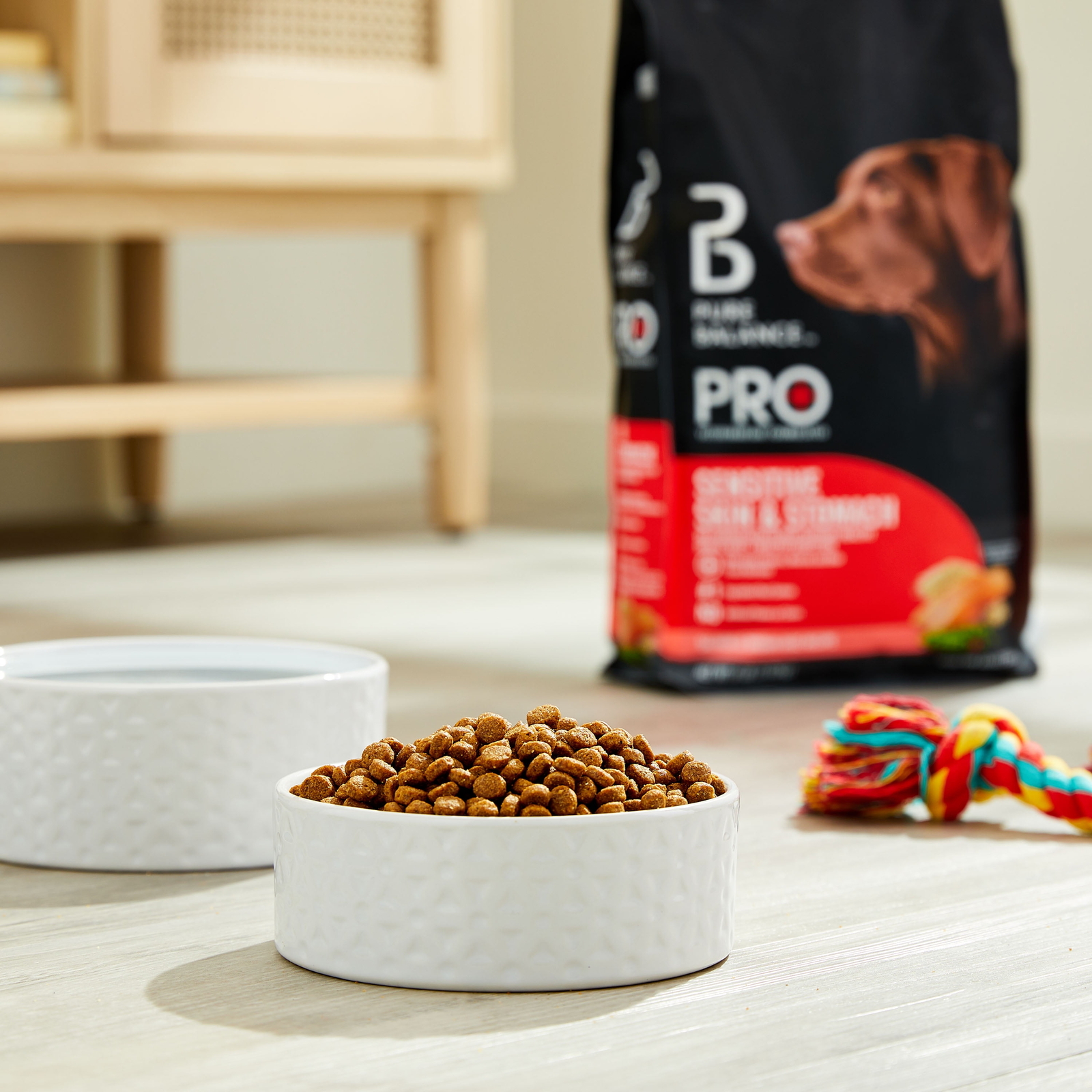 Pro+ Sensitive Skin & Stomach Dog Food, Salmon & Rice Recipe
