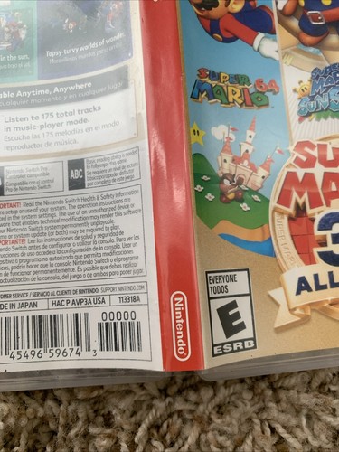 Empty Replacement Case & Artwork ONLY! Super Mario 3D All Stars Nintendo Switch - Picture 4 of 14