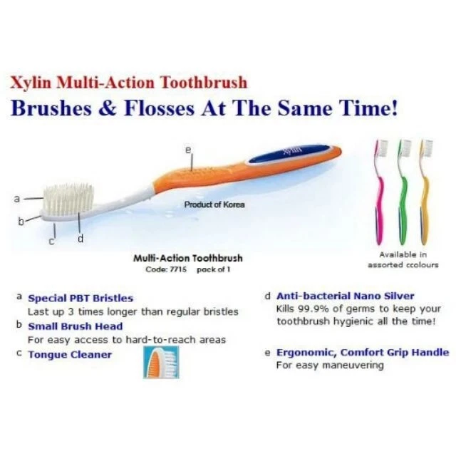 30 PCS X COSWAY Xylin Multi-Action Toothbrush with Nano Silver - FAST SHIPPING  - Image 4 of 4