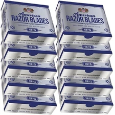 The Shave Factory American Razor Blades - Single Edge Razor Blades - Pack of 10