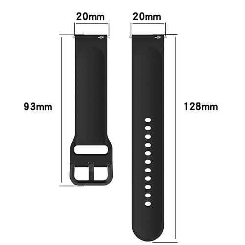 For AmazFit GTR Mini 20MM Silicone Groove Reverse Clasp Watch Strap Accessories - Picture 20 of 34