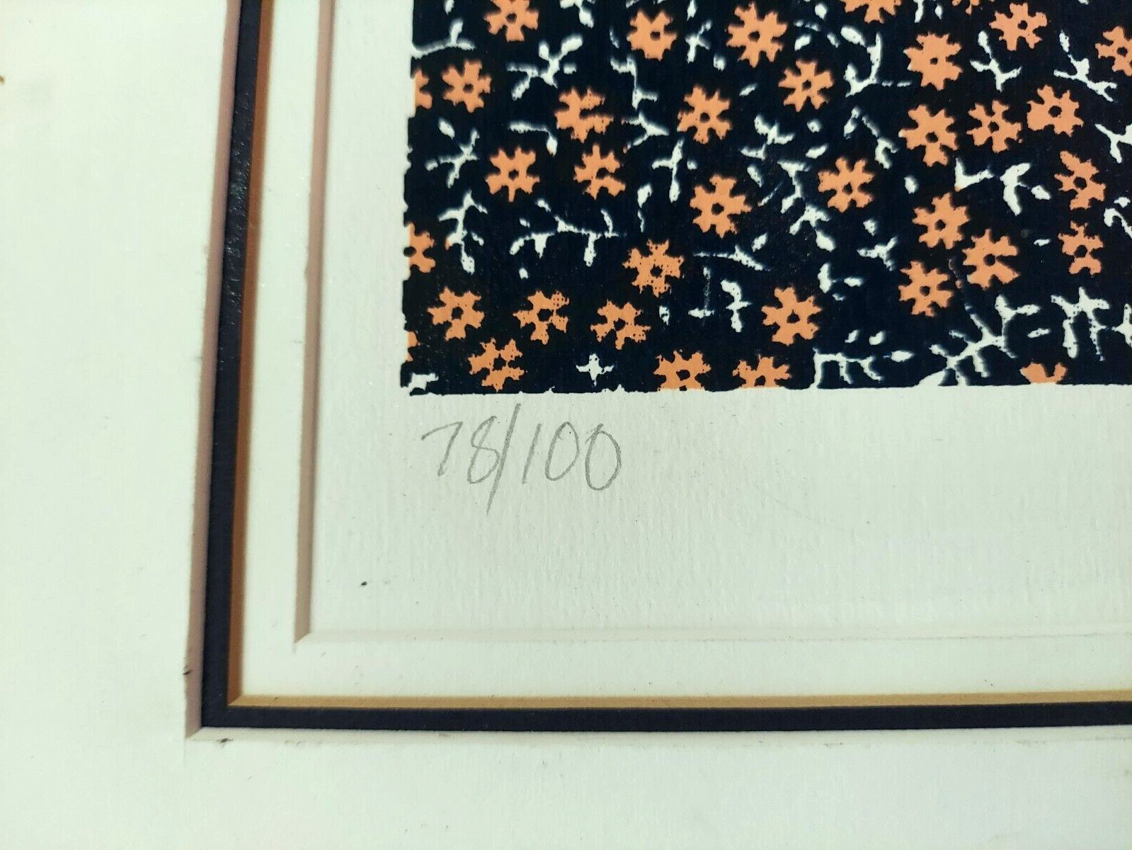 Beverly Glazier " Signed & Numbered Art Serigraph Vintage 80's