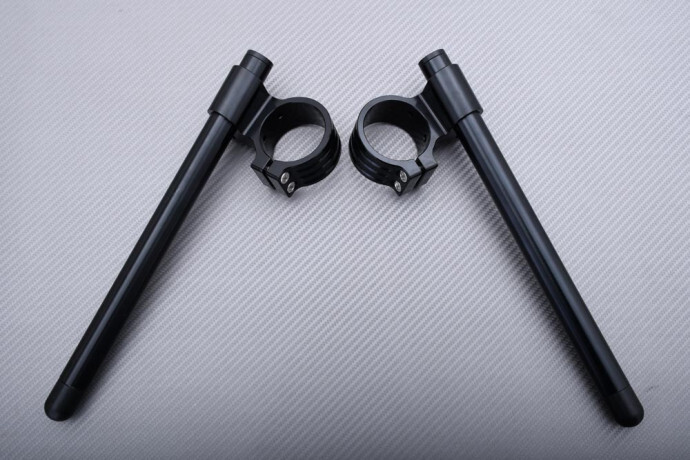 Soulager vos poignets sur Kawasaki ZX6R avec ces demi-guidons noirs 50mm