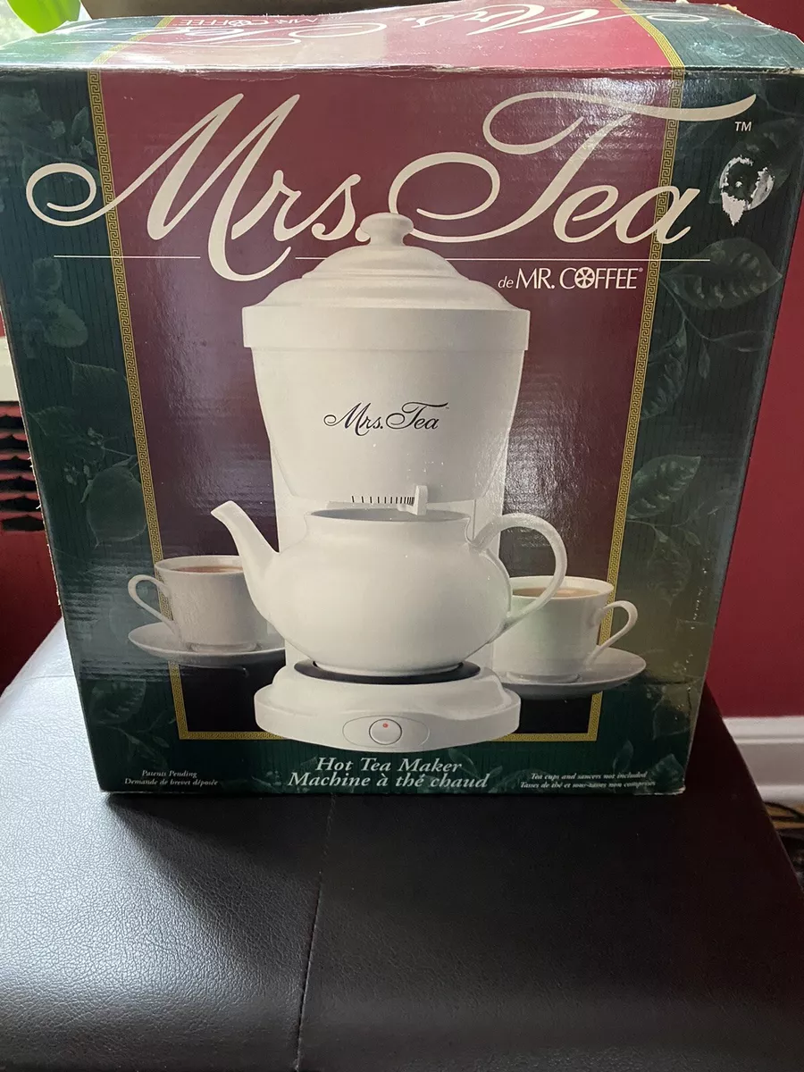 Mrs. Tea Hot Tea Maker By Mr. Coffee Electric Excellent Condition Tested &  Works