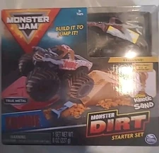 Monster Jam Zombie Monster Dirt Starter Set Includes Kinetic Sand - New - Sealed
