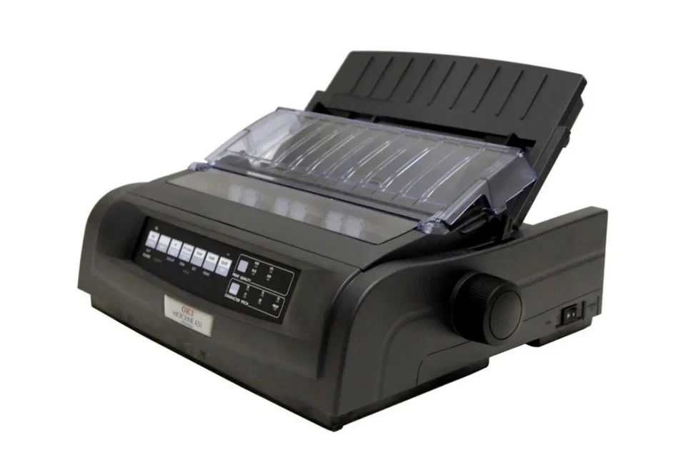 RE-NEWED Oki MICROLINE 420 Black Oki Data Dot Matrix Printer - Image 3 of 4