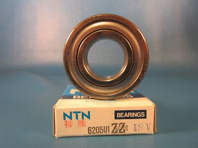NTN 6205 U1 ZZ, Single Row Radial Bearing; 25 mm ID x 52 mm OD x 15 mm Wide;