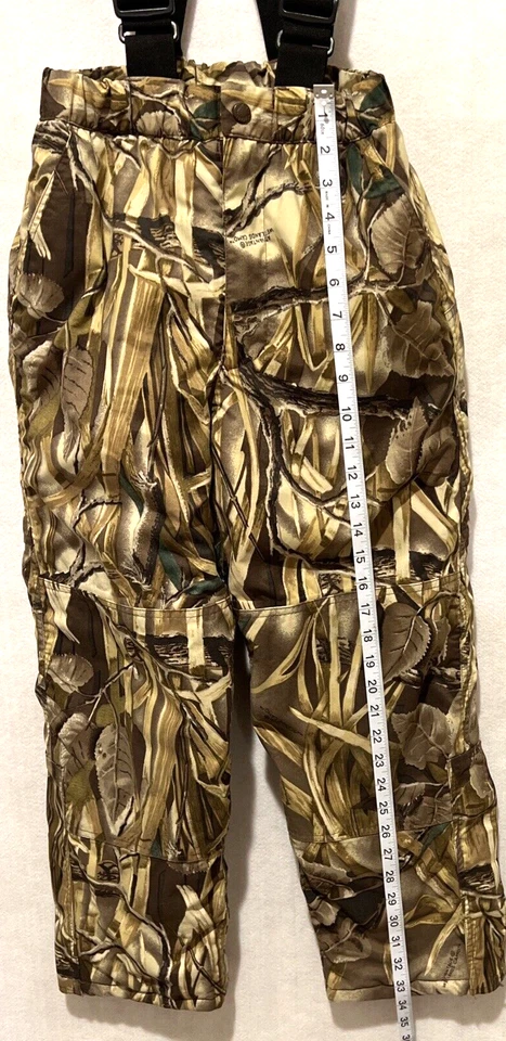 Cabala's Kids Camo Insulated Hunting Snow Pants with Suspenders - Image 3 of 4