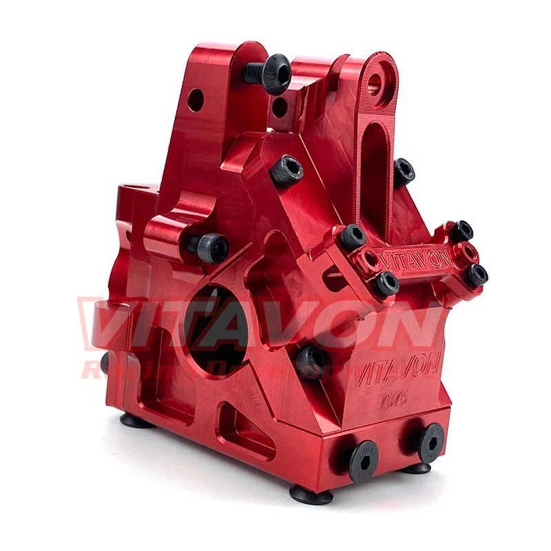 Vitavon redesigned CNC alu7075 bulkhead V2 for Arrma Kraton/Outcast 8S 1/5 Red - Image 2 of 4