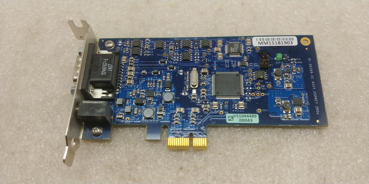 【中古】「非常に良い」Osprey 260eビデオキャプチャカード ViewCast Osprey 260e PCI-E Analog Video Audio Capture Card Full
