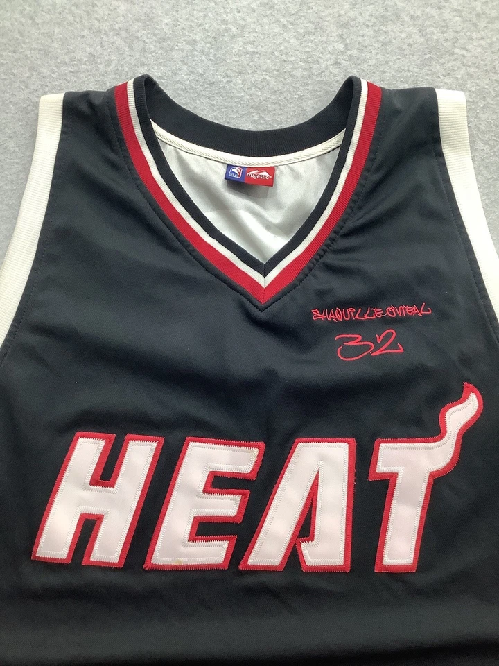 VTG Majestic Miami Heat Jersey Sewn XXL Shaquille O’Neal Limited Edition NBA - Image 4 of 4