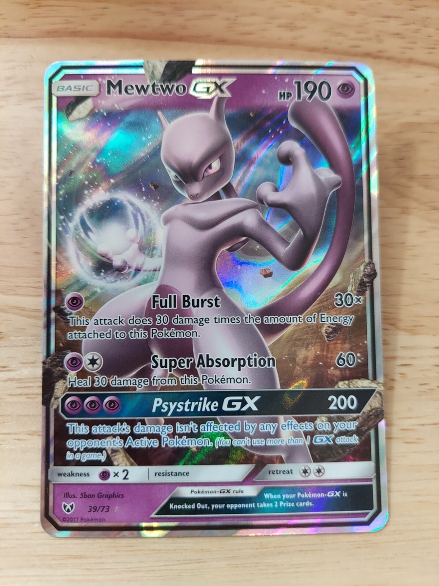Mewtwo GX 39/73 Shining Legends NM Ultra Rare Pokemon Card | eBay