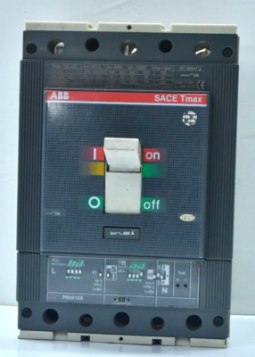ABB SACE TMAX T5S 400 PR221DS 3 POLE CIRCUIT BREAKER 400 AMPS