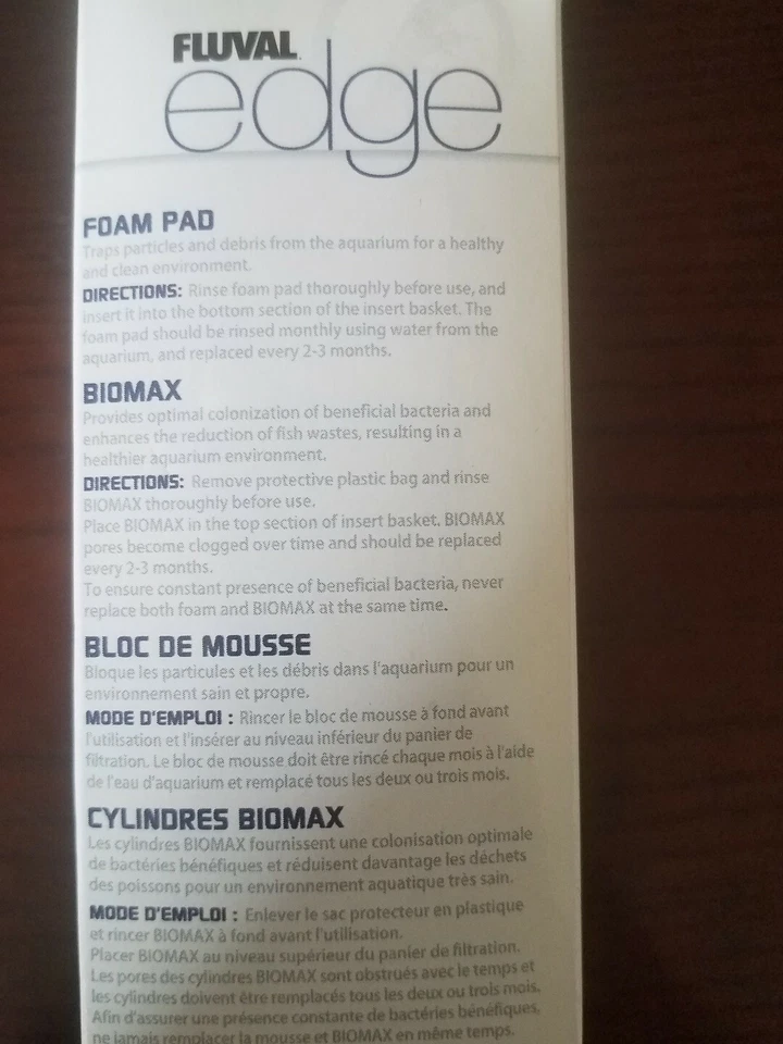 Fluval Edge Foam  Biomax Renewal Kit - Image 2 of 2