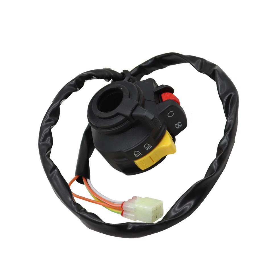 Left handlebar switch assembly For Suzuki Ozark 250 2002-2014 plastic black Foto 3 de 4