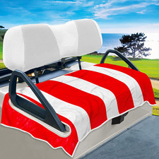 Summer Golf Cart Seat Covers, Universal Golf Cart Front Seat Towel/Blanket Fit