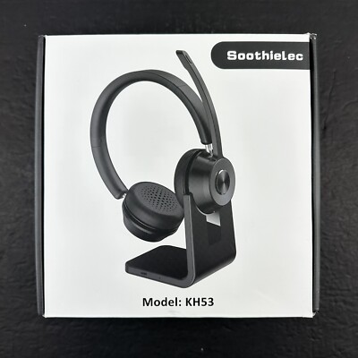 Soothielec Bluetooth Wireless Headset V5.1 Model KH53 Noise Canceling