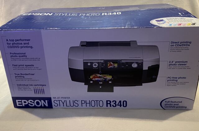  Epson  Stylus R340  Digital Photo  Inkjet Printer  for sale 